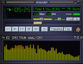classic spectrum analyzer winamp windows 7